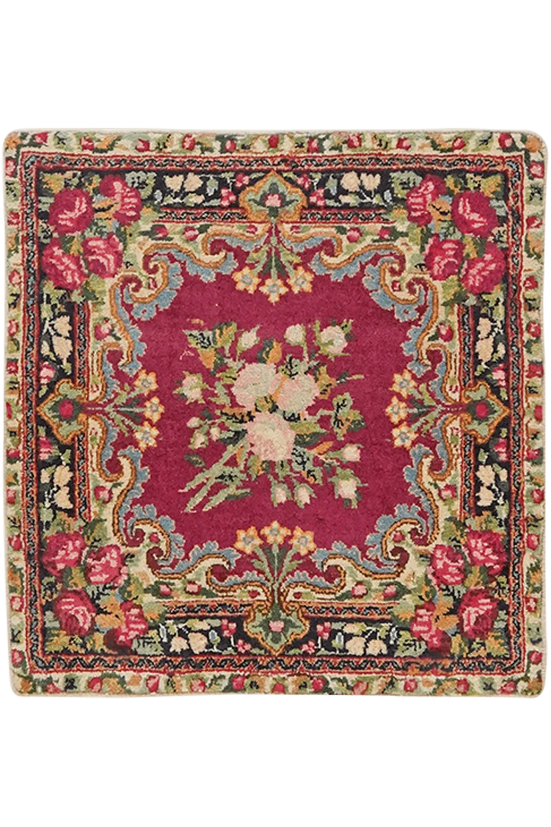 Yazd · Handgeknüpft – Rot, 51x53 cm