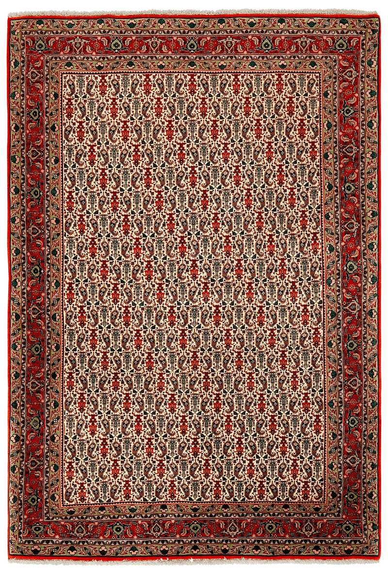Bidjar · Handgeknüpft – Beige, 166x117 cm