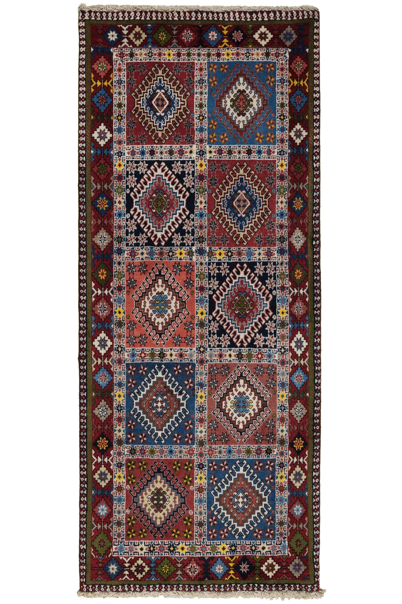 Yalameh · Handgeknüpft – Bunt, 195x81 cm