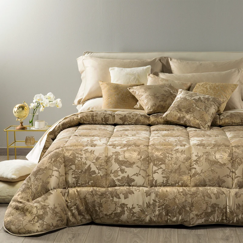 Trapunta evelin Floreale in Raso Jacquard 300 gr/mq