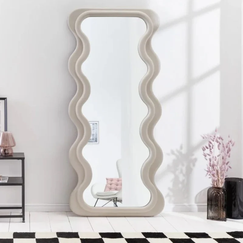 Extravaganter Design Spiegel 160x70cm FORMOSA greige