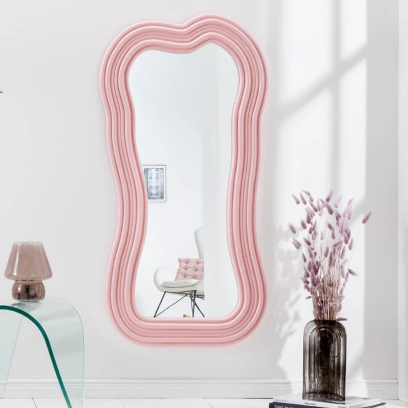 Extravaganter Design Spiegel 100x52cm DIVINA rosa