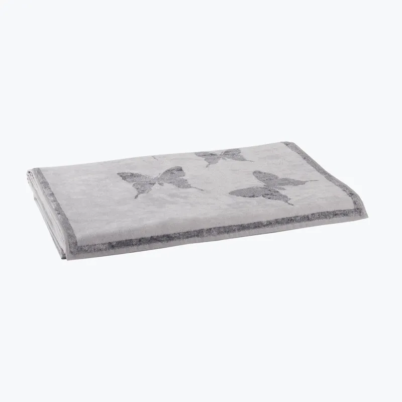 Telo Bagno pesaro silver Moderno in Spugna 500 gr/mq