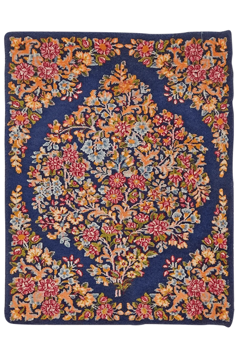 Yazd · Handgeknüpft – Blau, 66x50 cm
