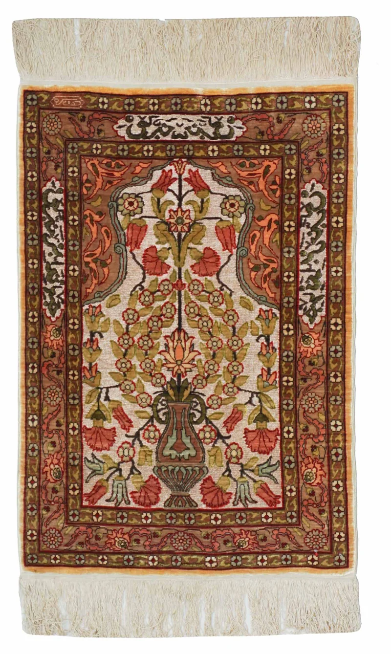 Hereke aus reiner Seide | 60 cm x 41 cm | Nr. Z-4372
