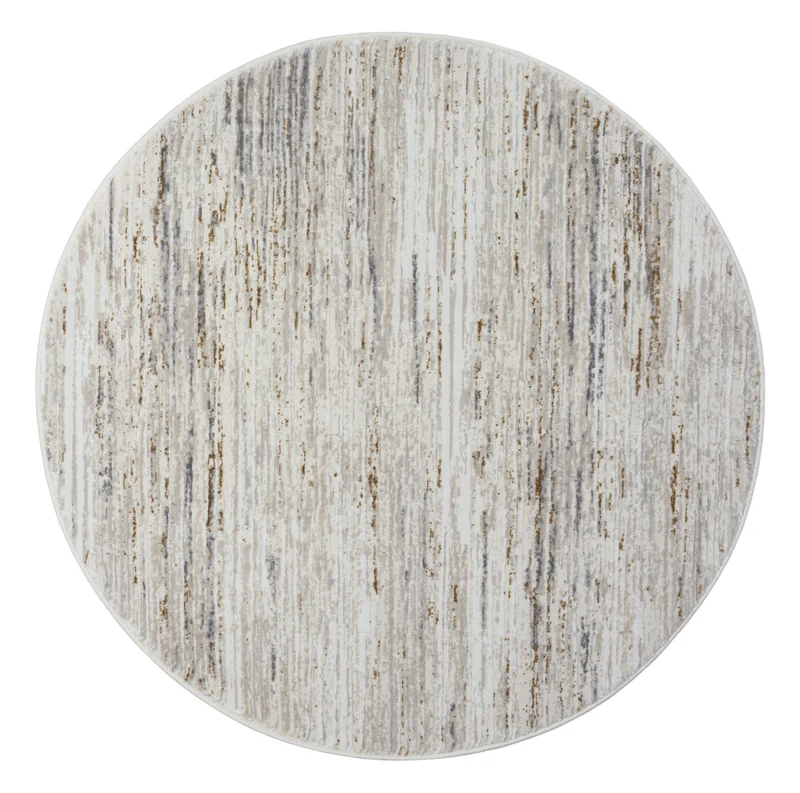 Teppich PASSIONE rund Creme-Multi 120 x 120 cm