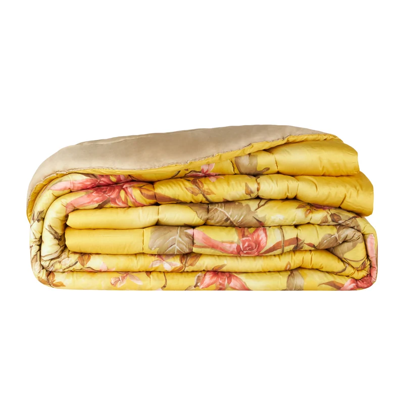 Trapunta sauvage flowers Floreale in Raso di cotone 300 gr/mq