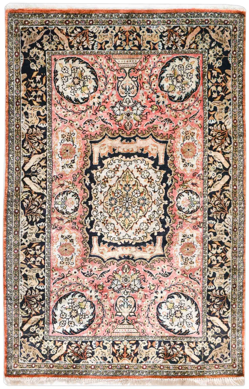Ghom aus reiner Seide | 129 cm x 83 cm | Nr. Z-3350