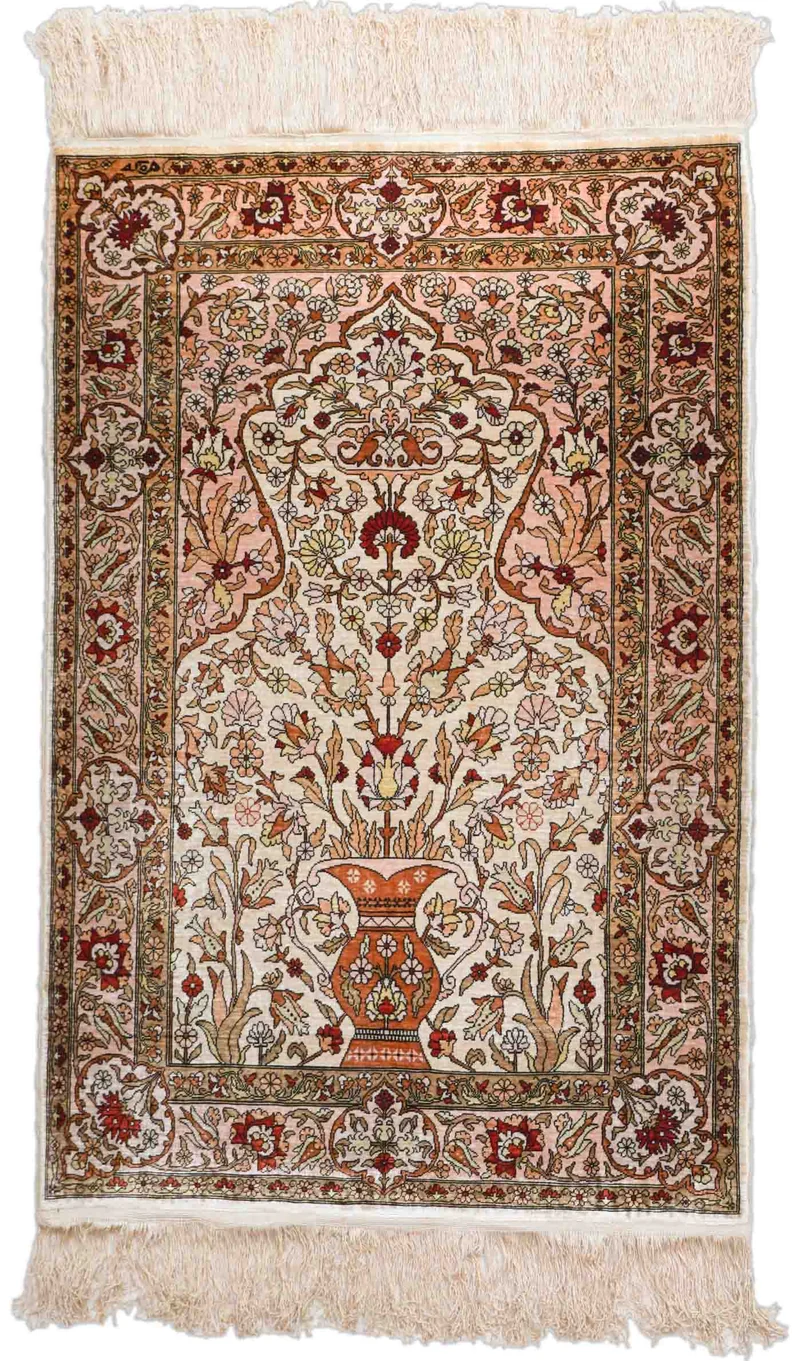 Hereke aus reiner Seide | 92 cm x 61 cm | Nr. Z-3349