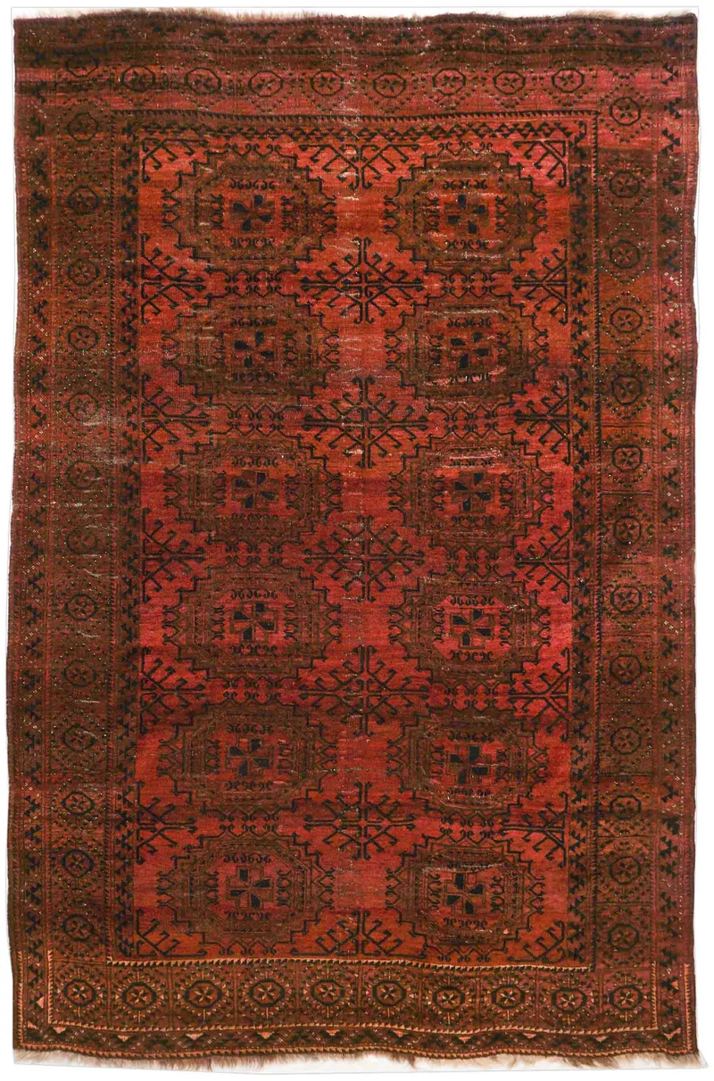 Antiker Afghan | 276 cm x 185 cm | Nr. Z-3110