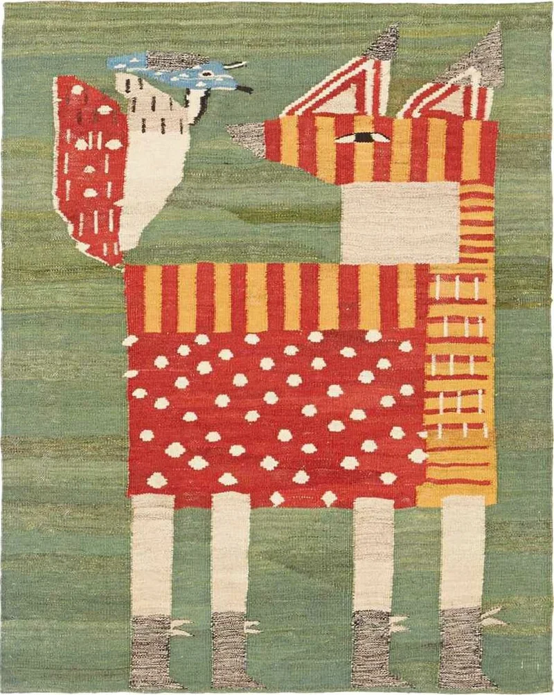 Kelim | 123 cm x 100 cm | Nr. Z-2931