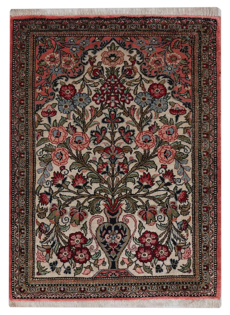 Ghom aus reiner Seide | 81 cm x 61 cm | Nr. Z-2814