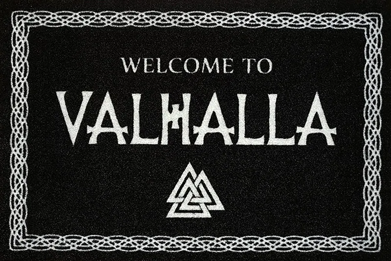 Welcome to Valhalla Fußmatte