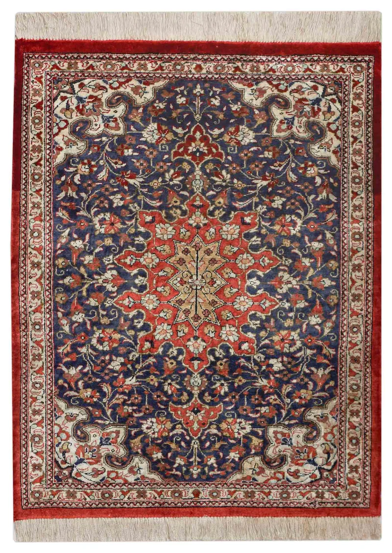 Ghom aus reiner Seide | 73 cm x 58 cm | Nr. Z-2716