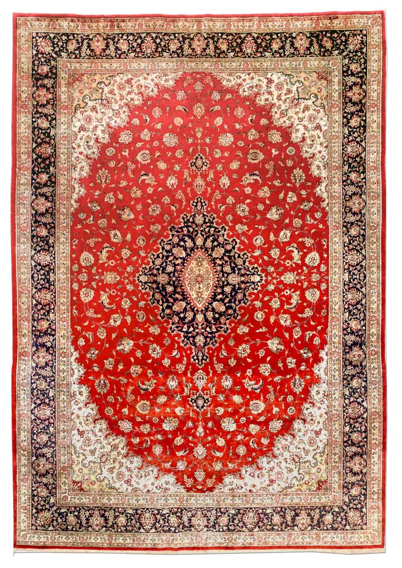 Ghom aus reiner Seide | 353 cm x 241 cm | Nr. Z-3721