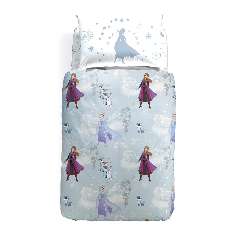Completo Copripiumino frozen elsa&anna in Cotone