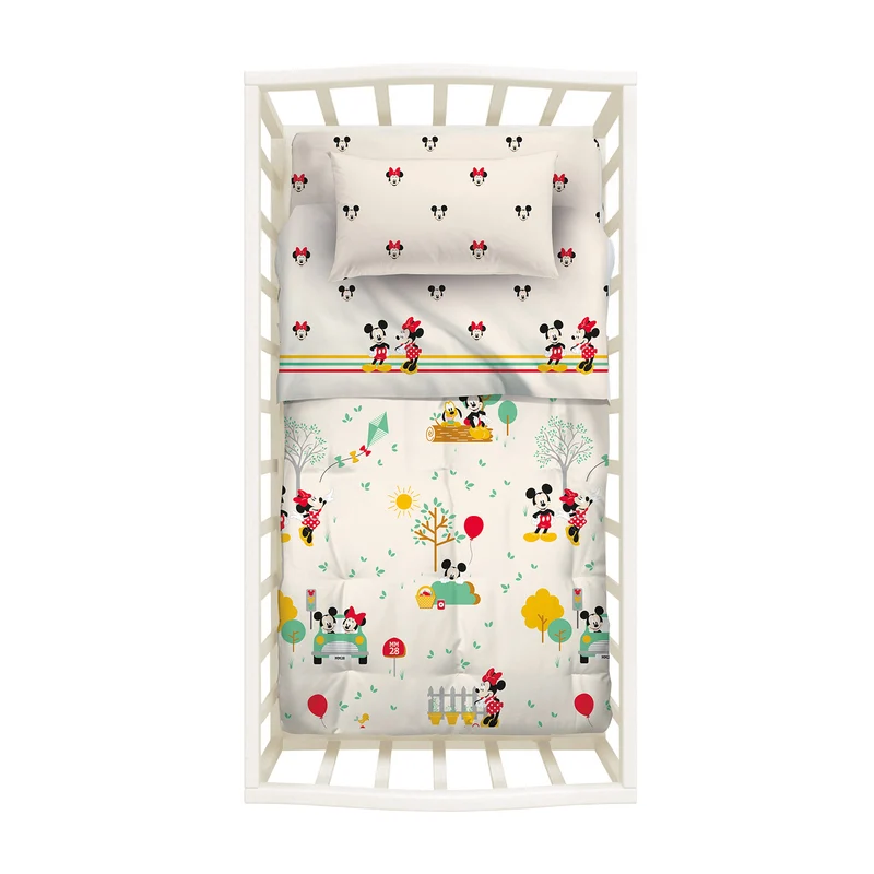 Coordinato trapunta minnie&mickey in Cotone 300 gr/mq