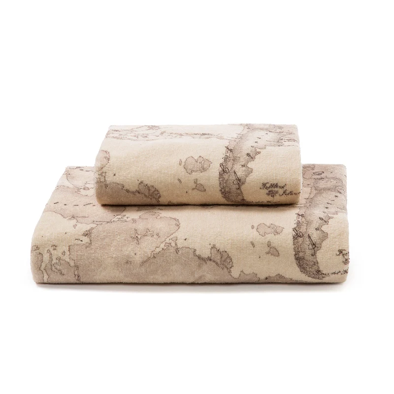Asciugamano con Ospite Geo Safari in Cotone 420 gr/mq