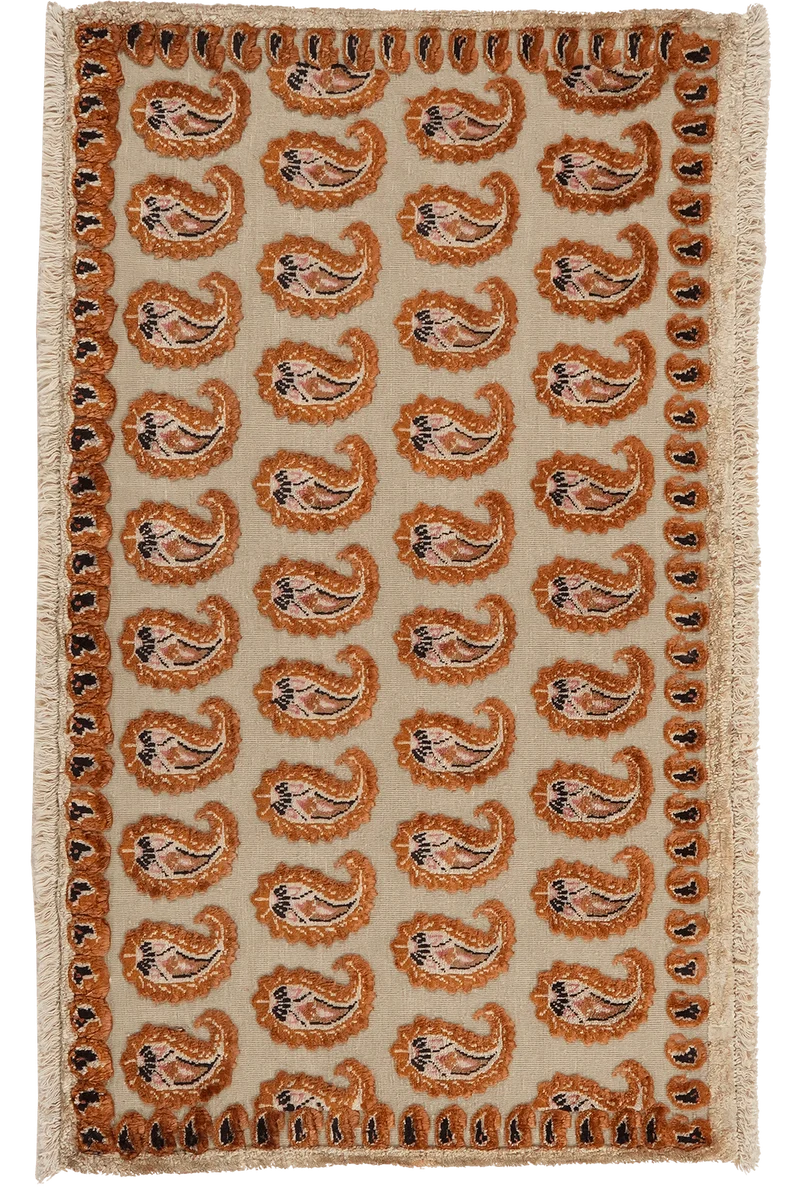 Kashan · Handgeknüpft – Grau, 55x95 cm