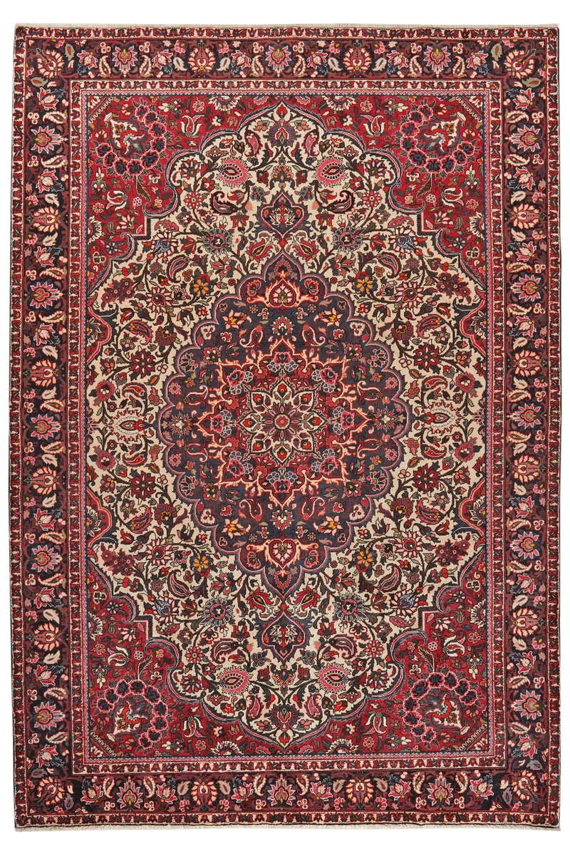 Bakhtiar · Handgeknüpft – Beige, 303x209 cm