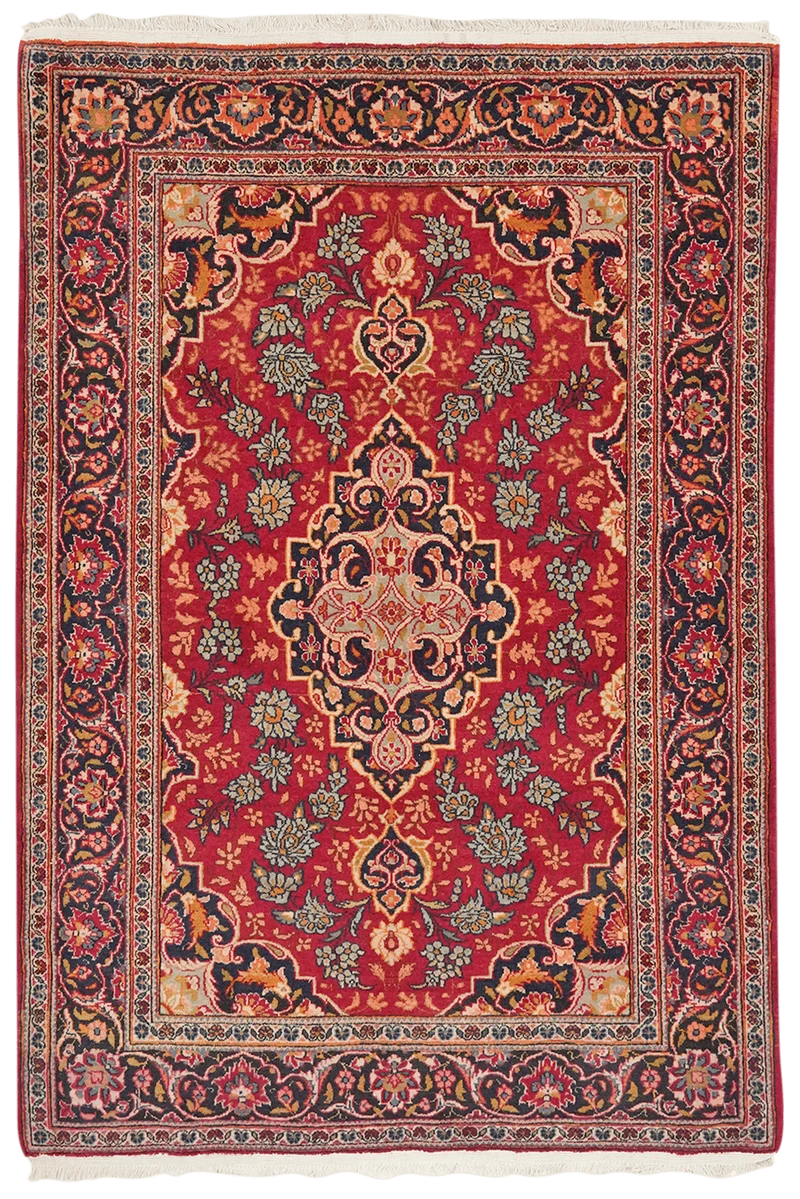 Kashan · Handgeknüpft – Rot, 154x106 cm