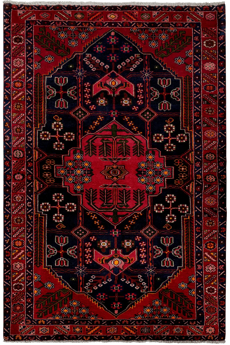 Shahsavan · Handgeknüpft – Blau, 226x146 cm
