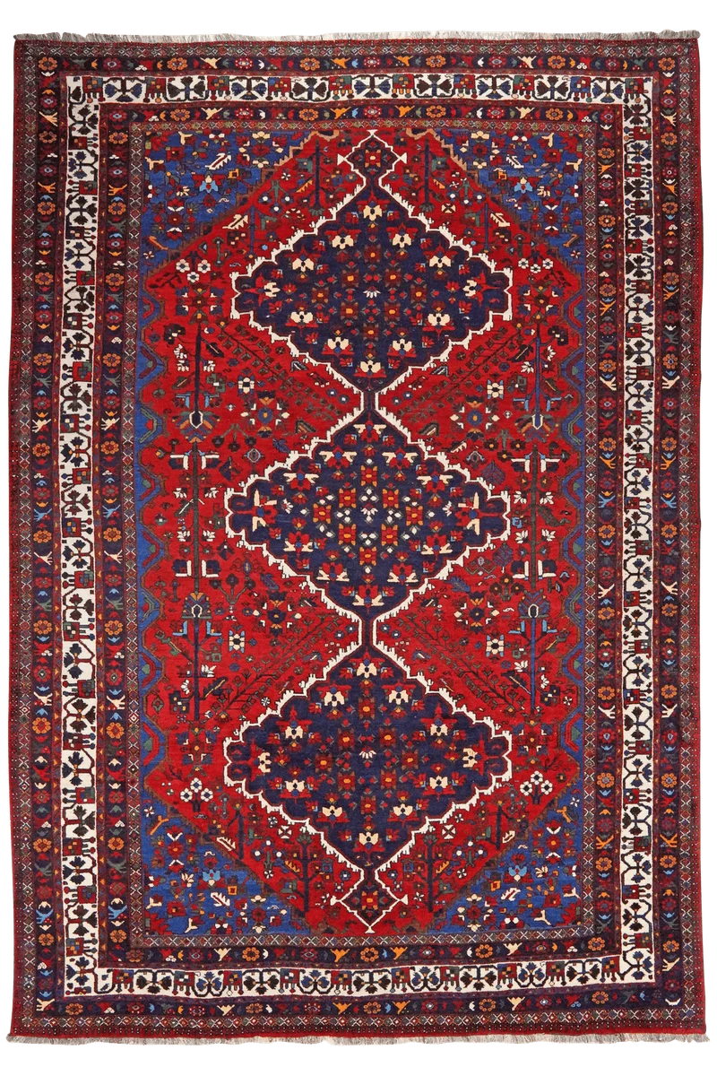 Boynat · Handgeknüpft – Rot, 330x227 cm