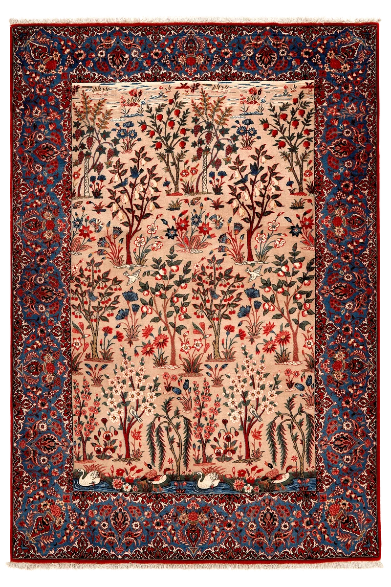 Isfahan · Handgeknüpft – Beige, 223x155 cm