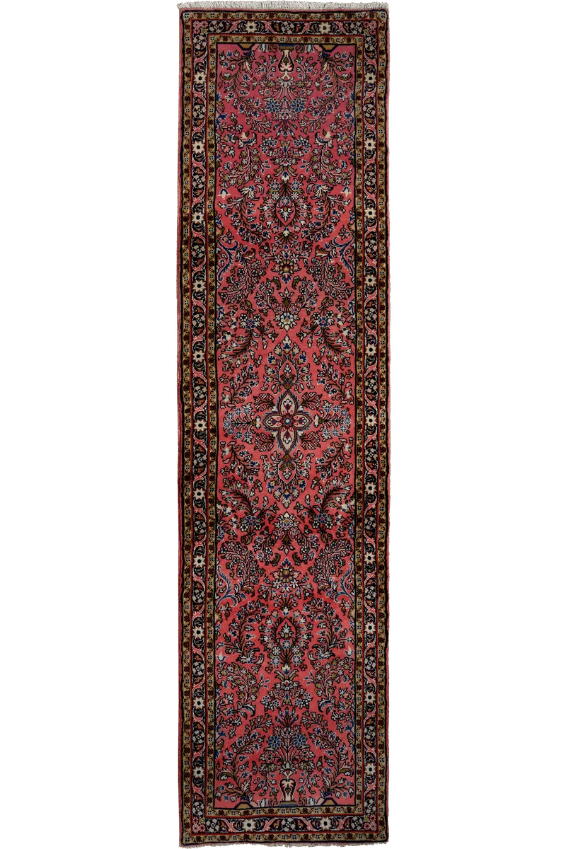Mehreban · Handgeknüpft – Rot, 307x76 cm