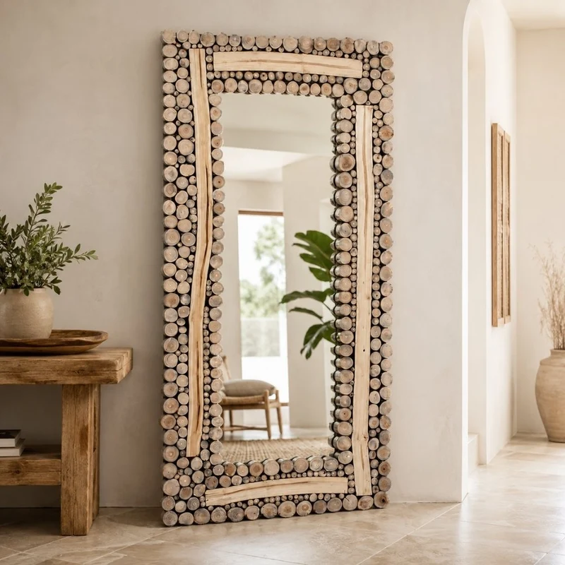 Teak Spiegel BAGIAN ca. 185x90cm Natural
