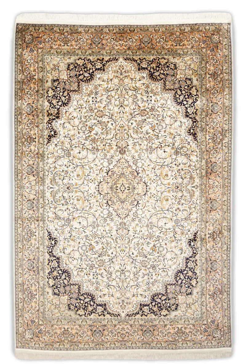 Kaschmir Teppich aus reiner Seide | 290 cm x 183 cm | Nr. Z-1620