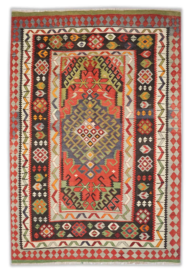 Alter Kelim | 263 cm x 180 cm | Nr. Z-1856