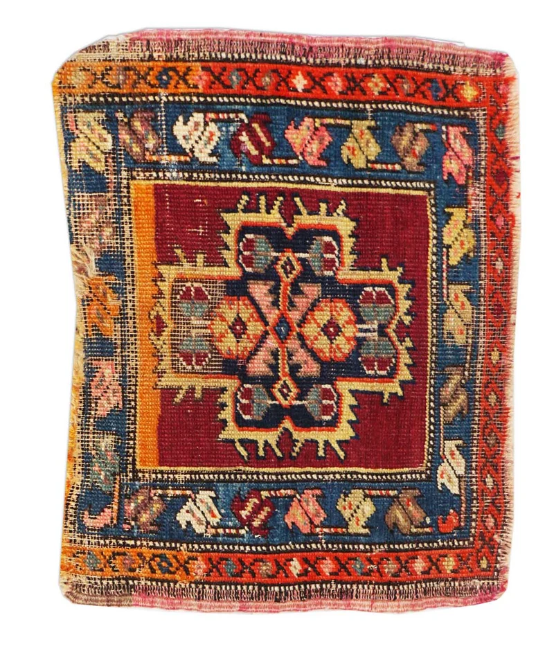 Antiker Türkischer Orientteppich | 57 cm x 44 cm | Nr. Z-1324
