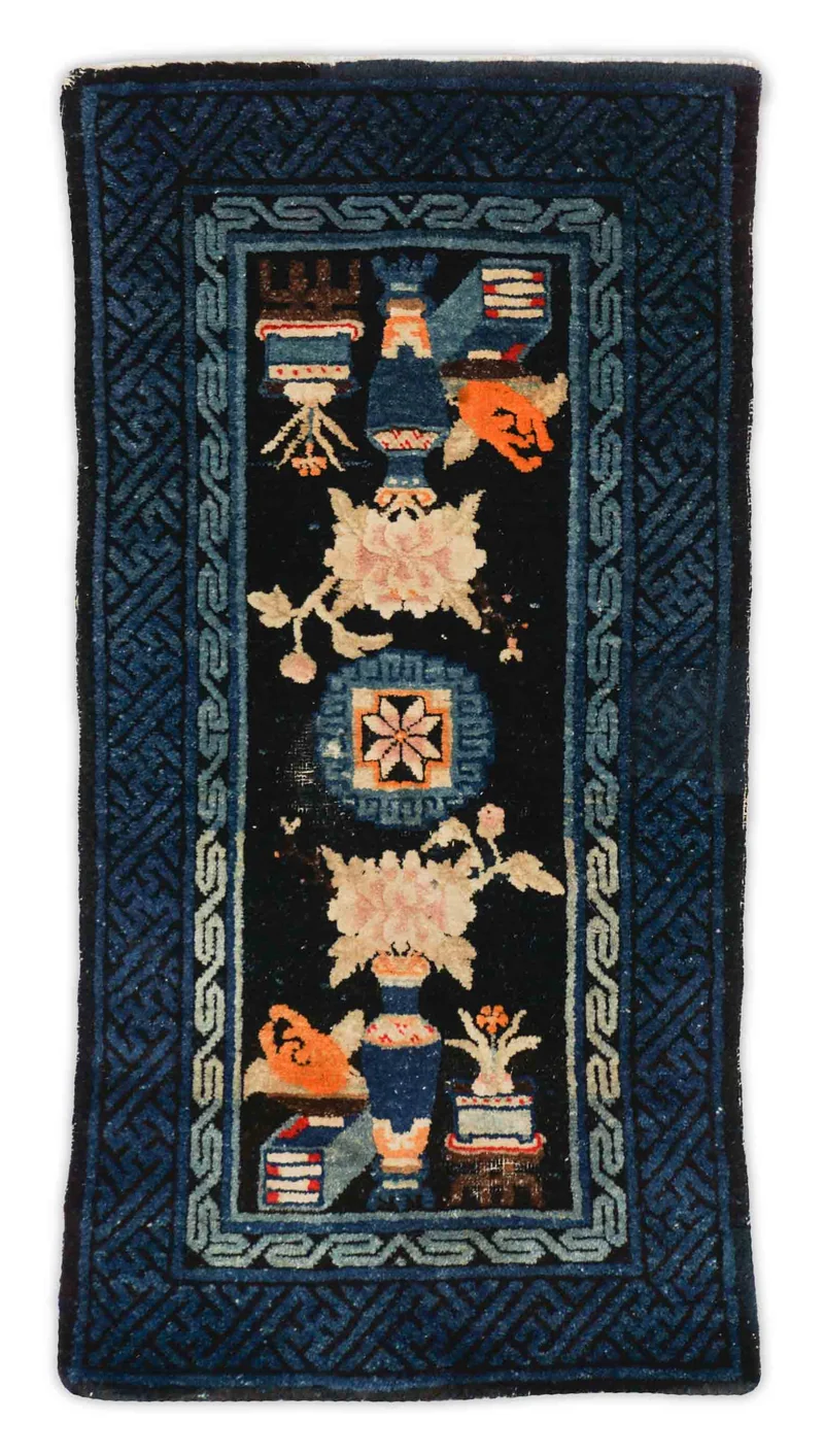 Antiker US Import China Teppich | 130 cm x 65 cm | Nr. Z-1220