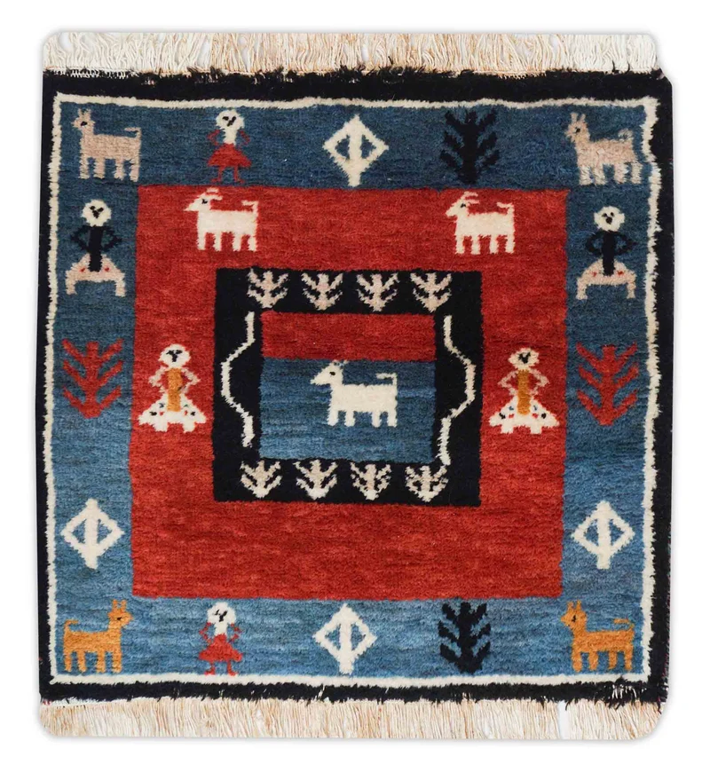 Gabbeh | 80 cm x 80 cm | Nr. Z-1457