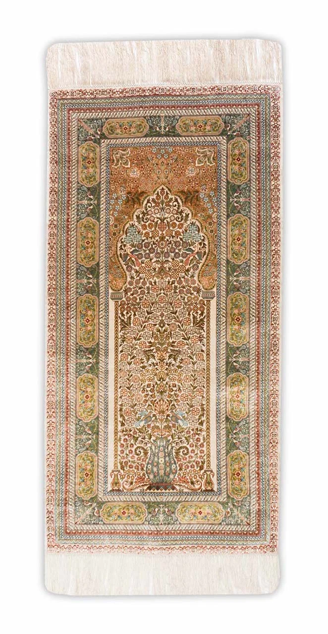 Chinesischer Hereke aus reiner Seide | 139 x 69 cm | Nr. 20711