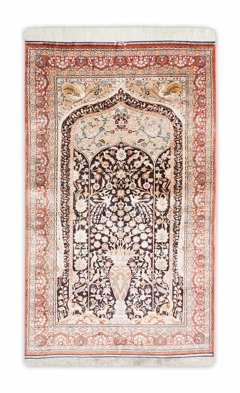 Chinesischer Hereke aus reiner Seide | 154 x 90 cm | Nr. 20710