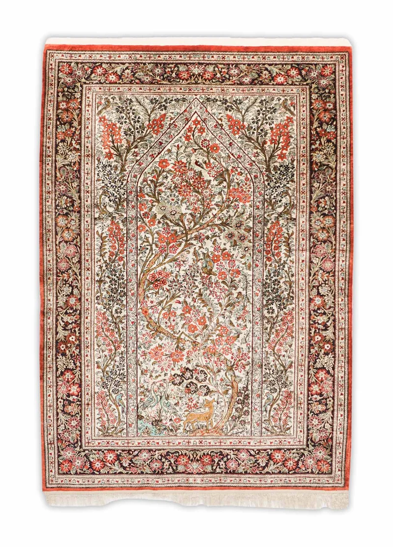 Ghom aus reiner Seide | 154 x 108 cm | Nr. 14057