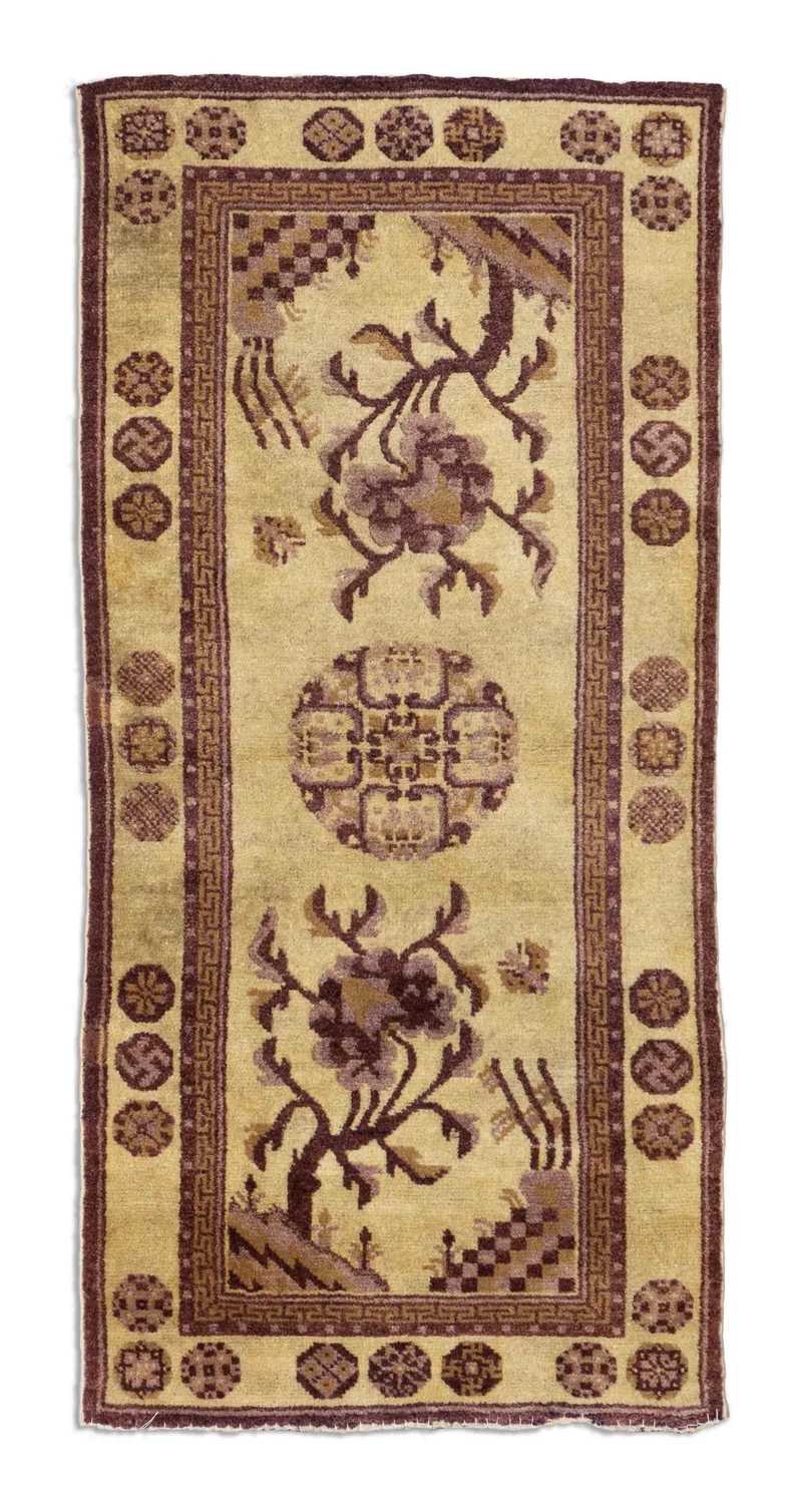 Antiker US Import China Teppich | 141 x 67 cm | Nr. 18840