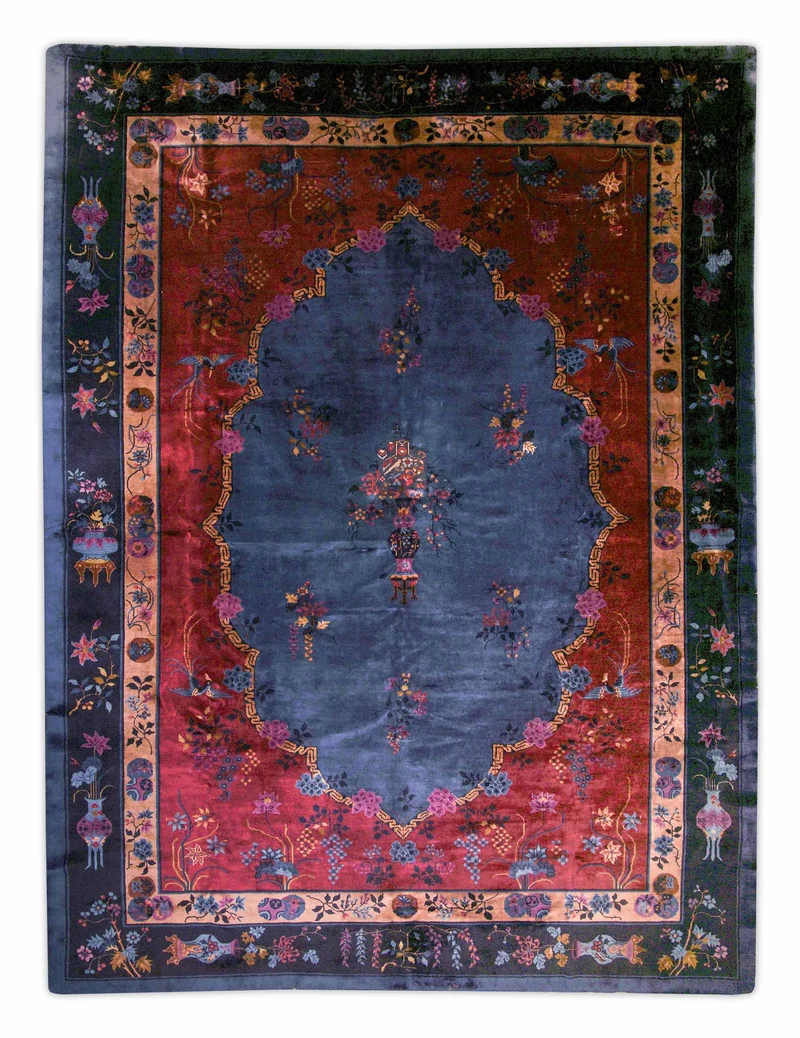 Antiker China Teppich | 407 cm x 307 cm | Nr. Z-57
