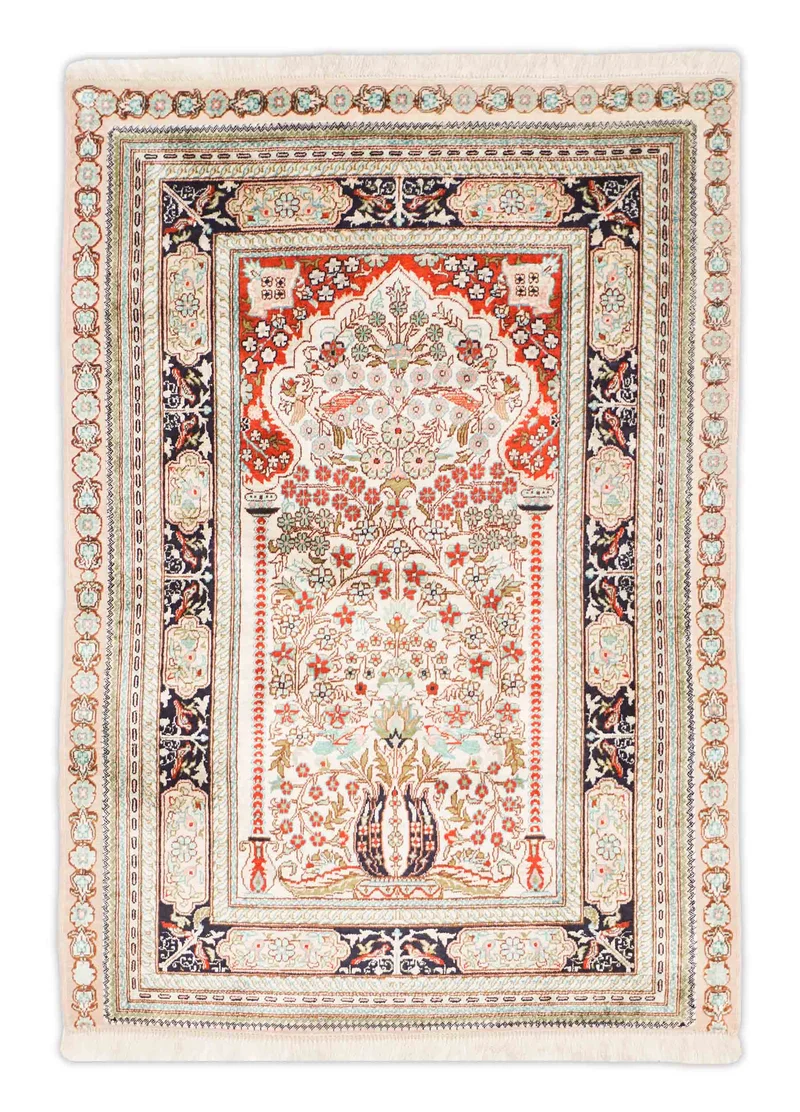Chinesischer Hereke aus reiner Seide | 90 x 60 cm | Nr. 20721