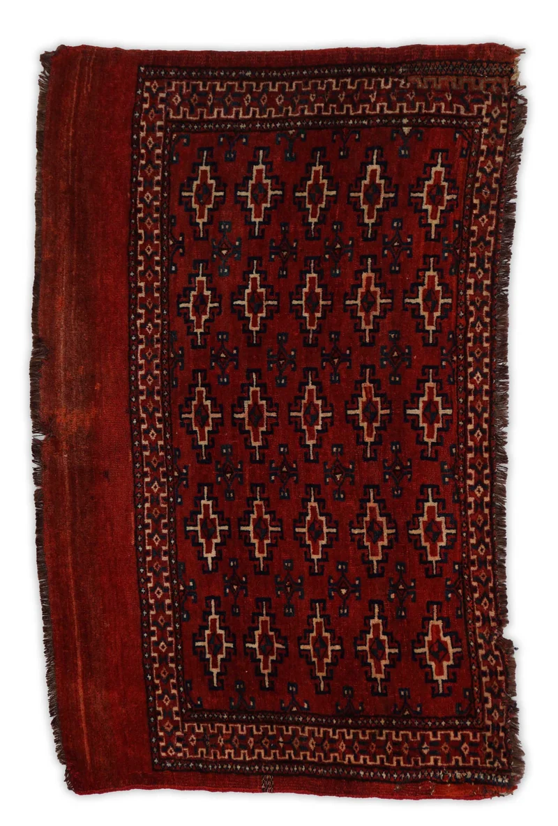 Antiker Turkmenischer Teppich | 114 cm x 72 cm | Nr. Z-954