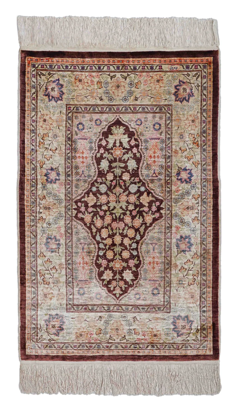 Hereke aus reiner Seide | 83 x 54 cm | Nr. 19957
