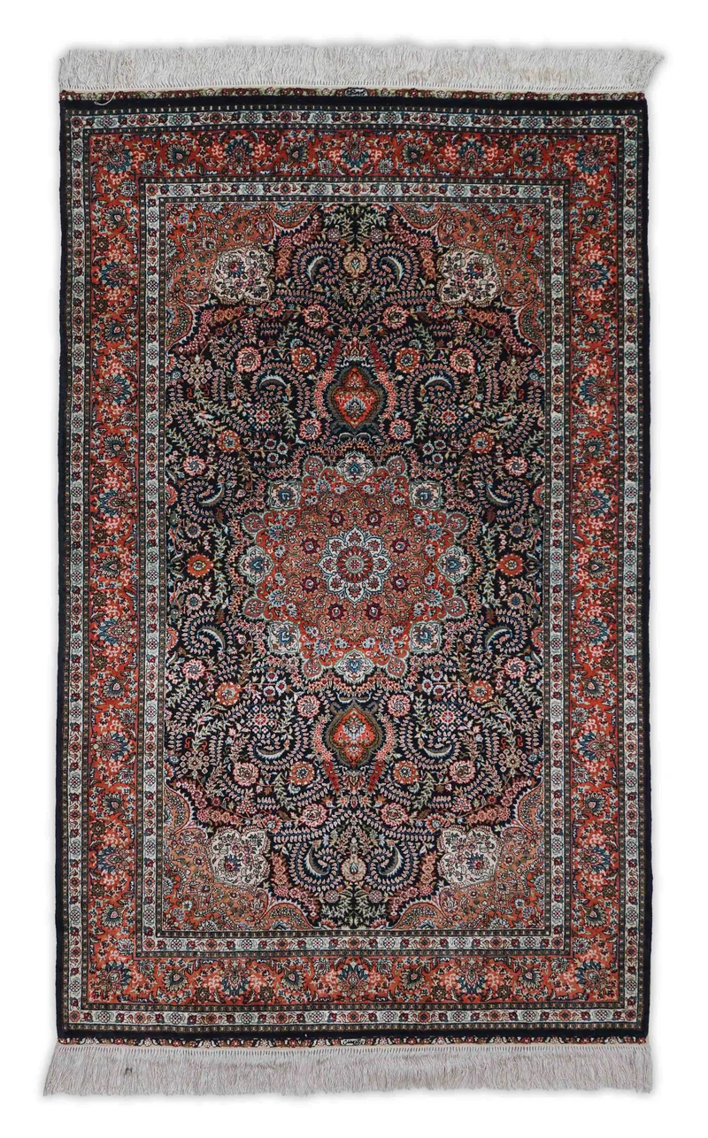 Chinesischer Hereke aus reiner Seide | 152 x 95 cm | Nr. 20091