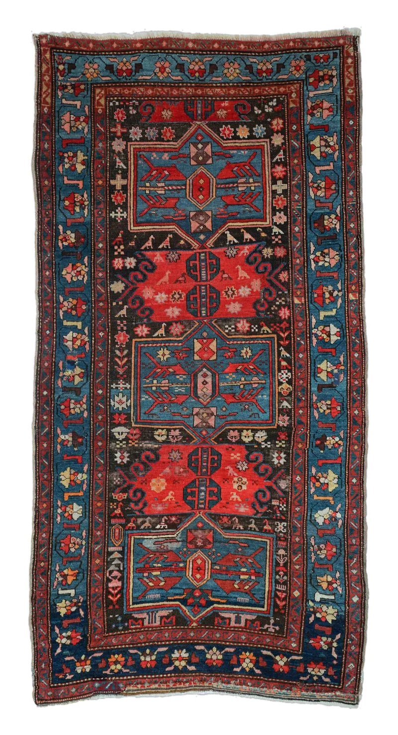 Antiker Kazak | 240 x 124 cm | Nr. 100KM