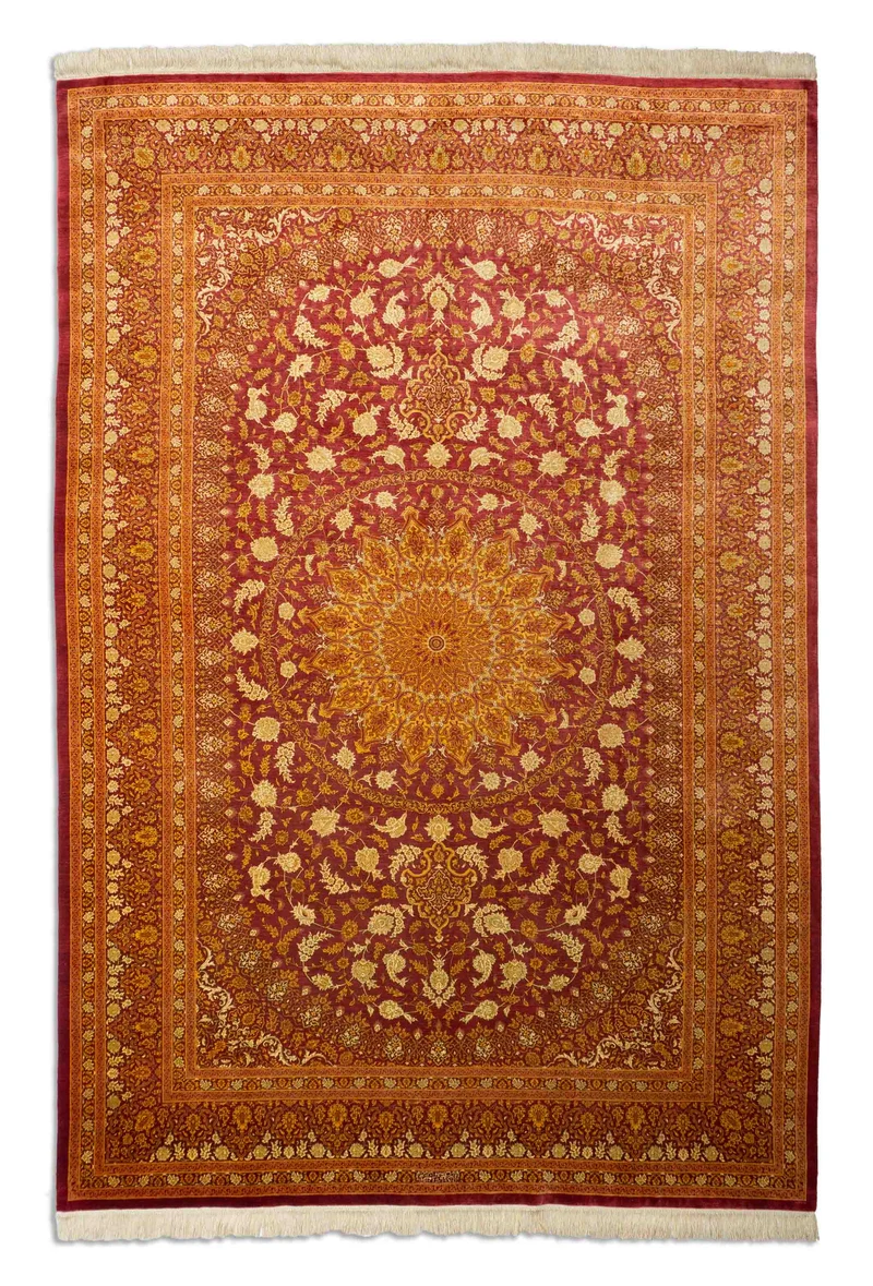 Ghom aus reiner Seide | 295 x 200 cm | Nr. 19312