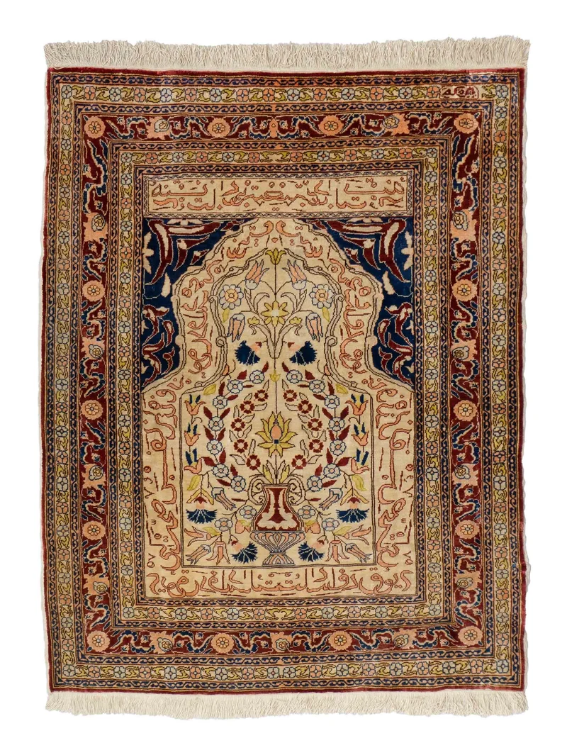 Hereke aus reiner Seide | 73 x 58 cm | Nr. 19185