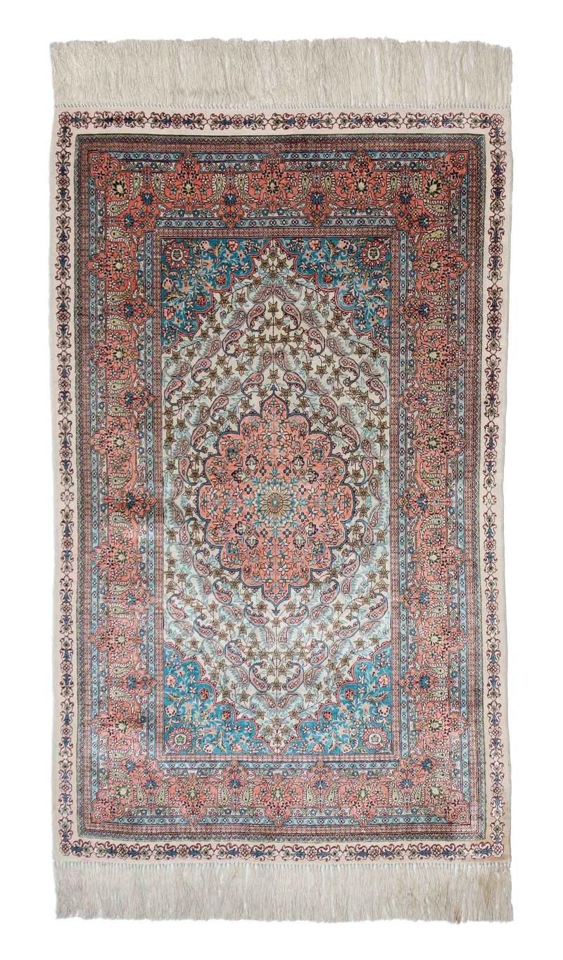 Chinesischer Hereke aus reiner Seide | 122 x 73 cm | Nr. 19169