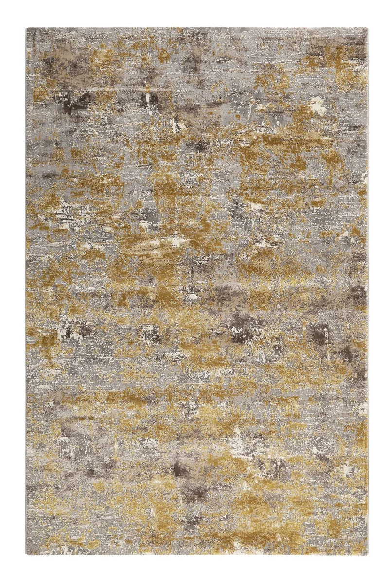 Esprit Teppich Grau Gold Kurzflor "Vintage Feels"