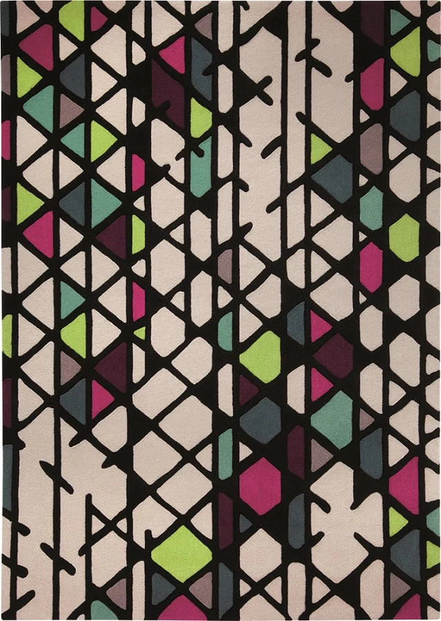 Esprit Kurzflor Teppich aus Wolle "Artisan Pop" beige multicolour